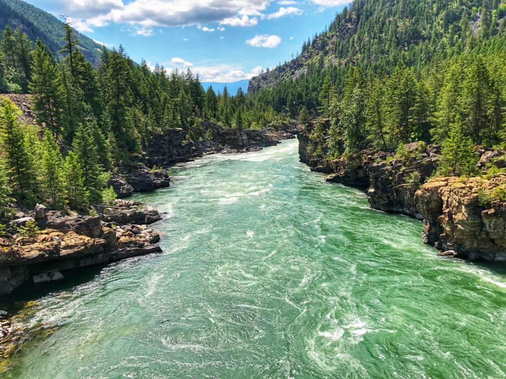 Kootenai Falls in Montana
