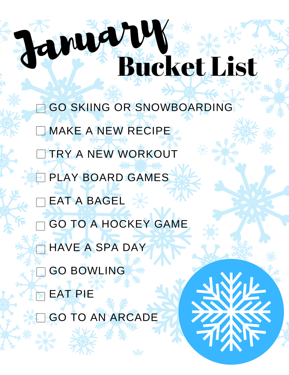 March Bucket List Always Up For An Adventure