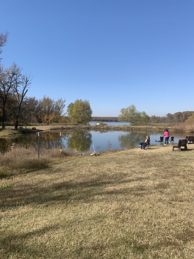 Fishing Pond in Johnson Unit at Ray Roberts Lake