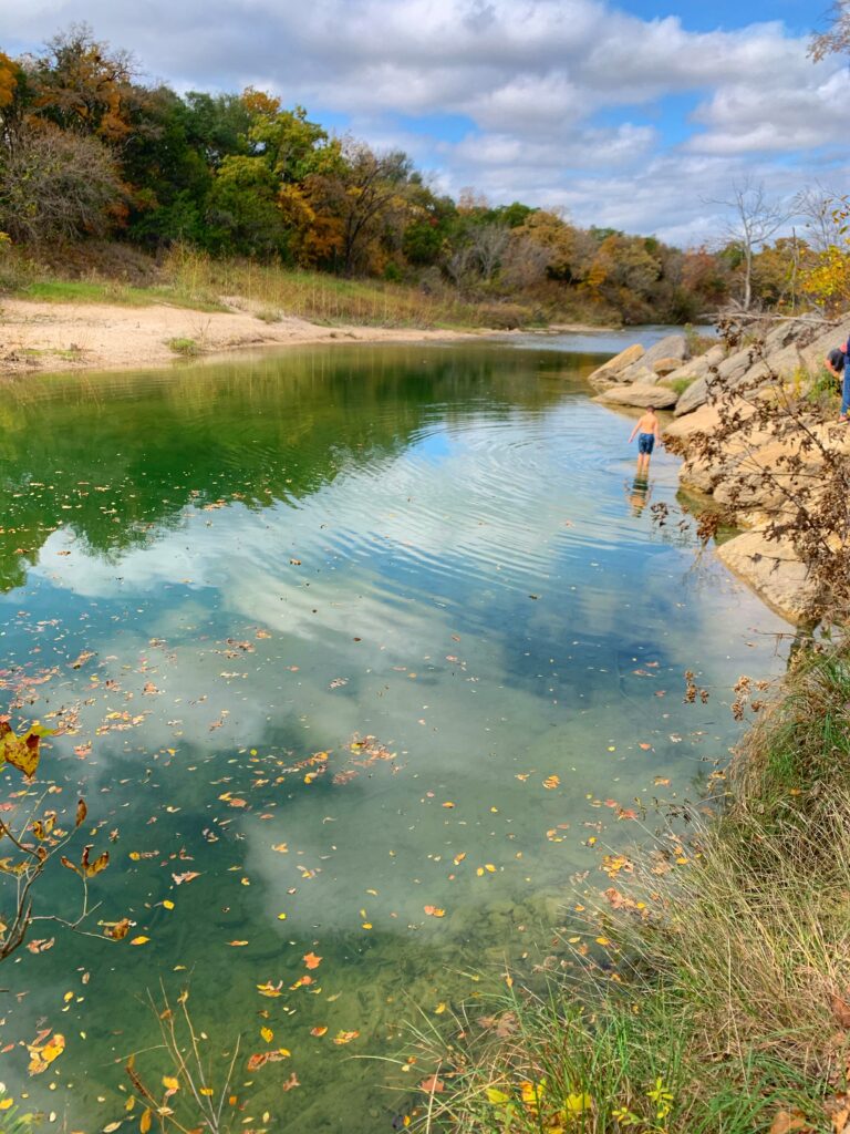 Blue Hole in Dinosaur Valley State Park