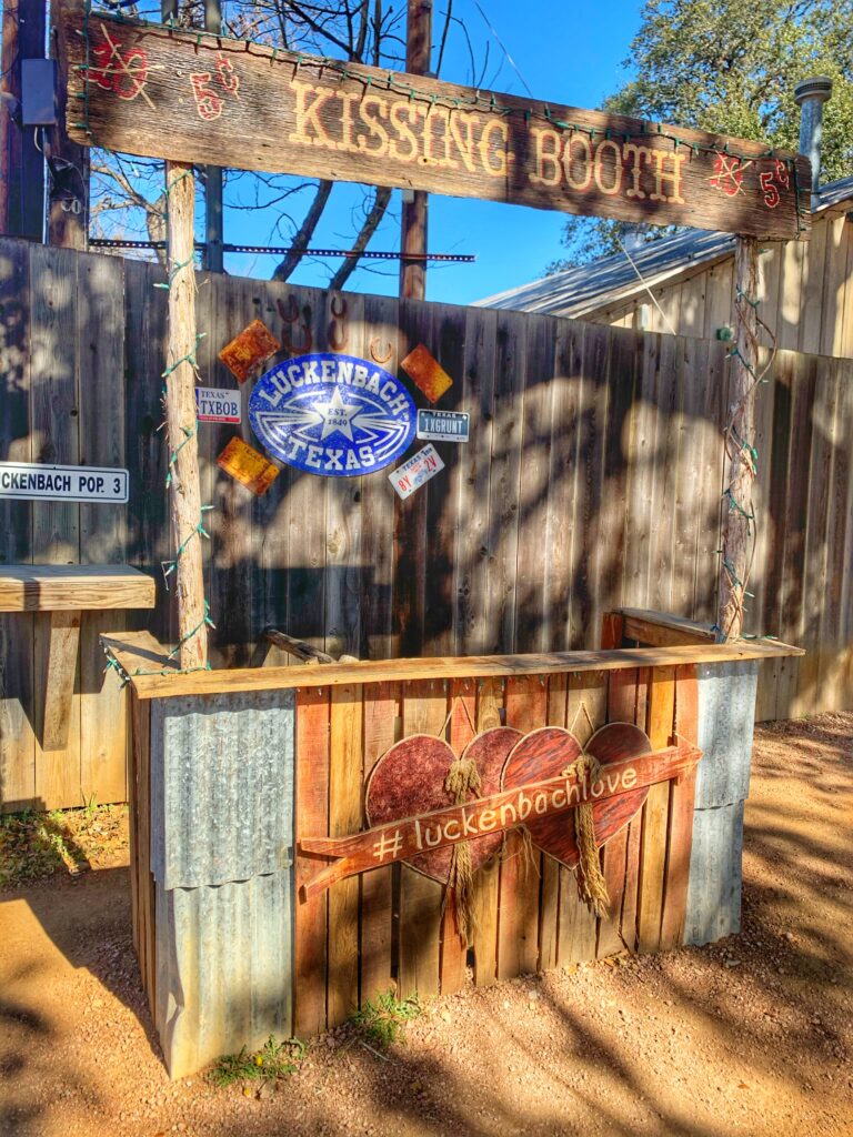 Best Things To Do in Luckenbach - Kissing Booth