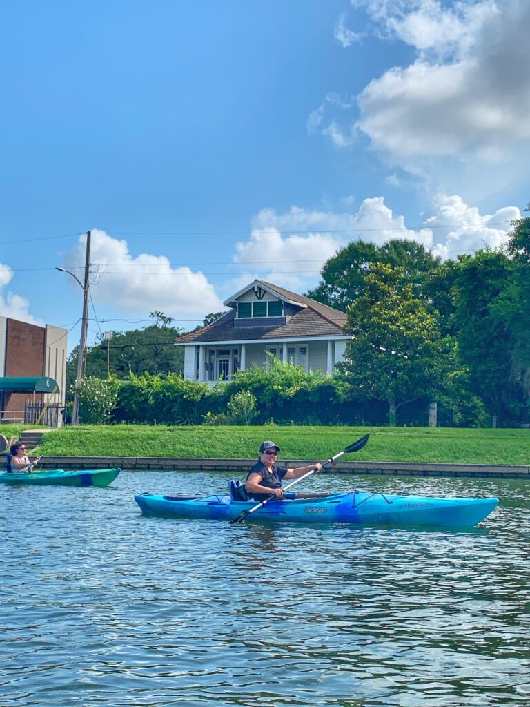 Kayaking New Orleans with teens